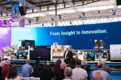 At Labelexpo in Barcelona, digital innovations for the growth market of label printing, such as the new Gallus Five, proved a particular draw for customers.