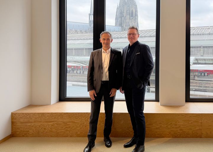 Thomas Rösch (CEO Cofinity-X), Dieter Meuser (CEO GEC) Image source: German Edge Cloud