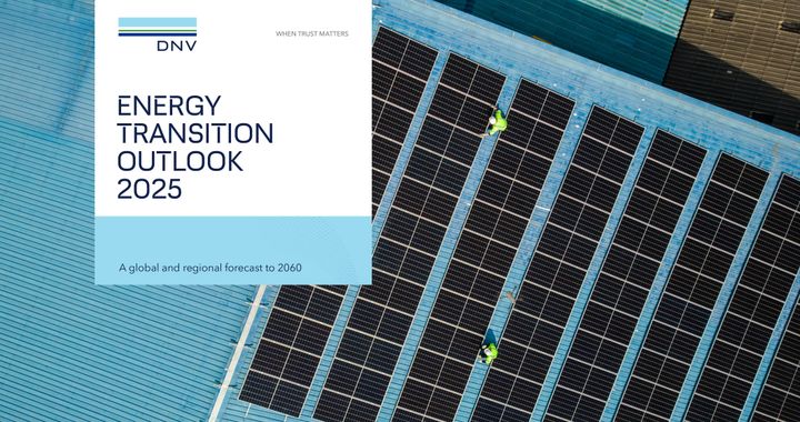 DNVs niende utgaven av Energy Transition Outlook anslår en noe tregere energiomstilling enn tidligere forventet. De globale CO₂-utslippene i 2050 blir ventelig fire prosent høyere enn framskrivningen tilsa for et år siden.