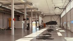 Verkstedet er tilrettelagt for effektiv og miljøvennlig drift med 8 bukker.