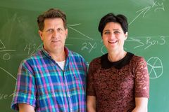 Professorene Ruud van der Weel og Audrey van der Meer.