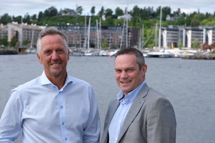 STØ KURS: Ettermarkedssjef Vidar Brustad i If (til høyre) tar blant andre med Stig Grongstad når han styrker satsningen på båt. Foto: Sigmund Clementz, If