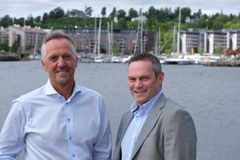 STERKT TEAM: Stig Grongstad (til venstre) blir ansvarlig for eksterne avtaler når ettermarkedssjef Vidar Brustad i If (til høyre) styrker satsningen på båt. Foto: Sigmund Clementz, If