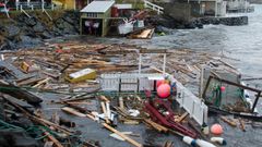 Det kan bli svært røft vindvær ulike steder i Sør-Norge første påskedag. Dette bildet er fra ekstremværet Berit i 2011. (Foto: If)