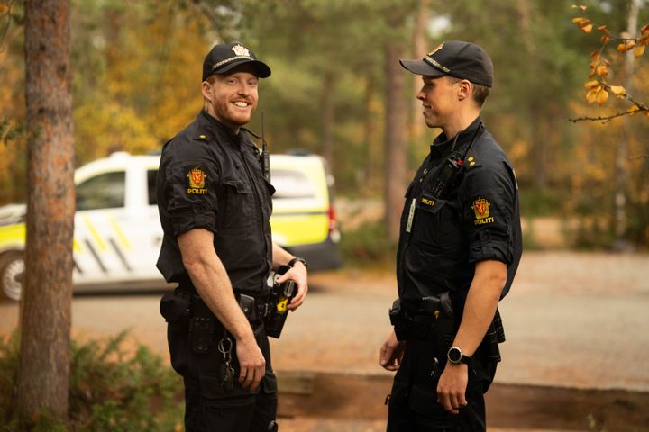 Politibetjenter på jobb i Alta.