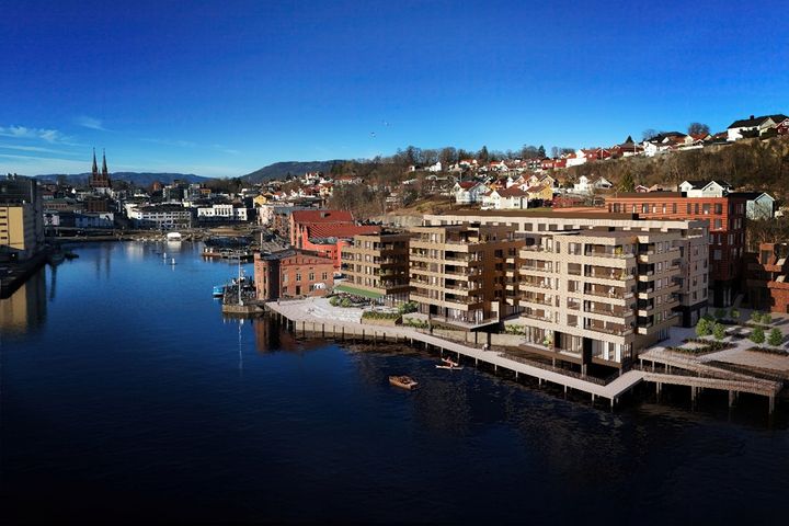 Bildetekst: Bilde viser fase 1 av prosjektet. Bildet er kun en illustrasjon og endelige løsninger vil kunne avvike fra illustrasjonen.