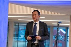 Dag Haugdal, seksjonssjef i Bane NOR Eiendom, under den offisielle åpningen av Nye Trondheim S.