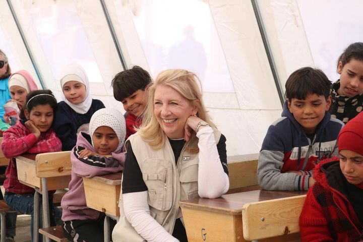 UNICEFs generalsekretær Catherine Russell besøker Norge 21.  og 22. mai og skal blant annet delta på et arragement om Norges humanitære strategi. Foto: UNICEF/UN0795033/Deeb