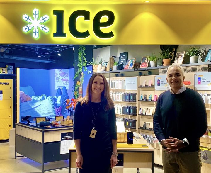 June K. Gaupset og Shiraz Abid ser frem til å åpne mange nye ice-butikker i tiden fremover.