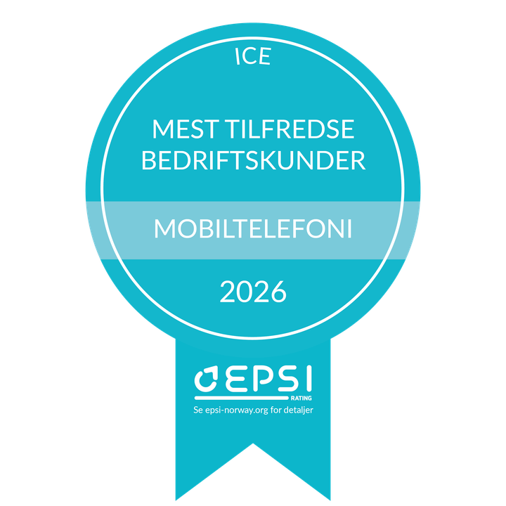 ice har landets mest fornøyde bedriftskunder 2026.