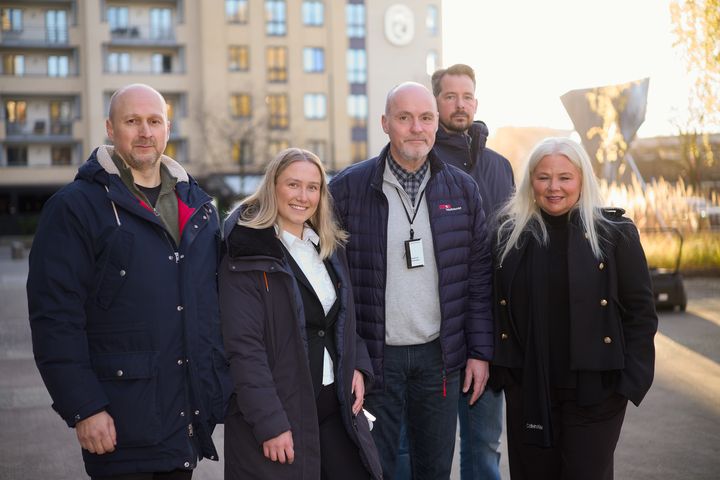 Fellesforbundets forhandlingsdelegasjon før forhandlingsstart mandag morgen.