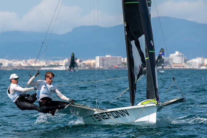 Brødrene Mathias og Markus Berthet ligger godt an i gullfeltet i Kiel Grand Slam