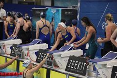 OI jentene med ny norsk rekord på 4x100m lag medley.