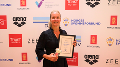 Silje Evensen Jacques fra Riska Svømmeklubb