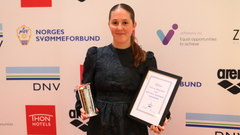 Sigrid Sætre fra Ytre Søre Sunnmøre Symjeklubb