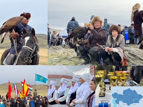 Falkefestival samlet jegere fra sju land i Øst-Kasakhstan