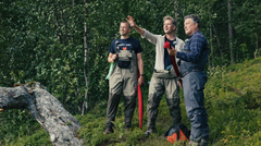 Trioen i Jakt- og fiskepodden F.v. Jo Inge Breisjøberget, Trond Gunnar Skillingstad og Espen Farstad