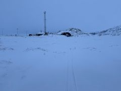 Ofoten: Lite snø ved riksgrensen på Bjørnfjell i Narvik