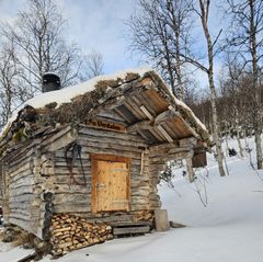 Rana øst: Lite snø i Virvassdalen. Verdalen, et av Statskogs mange åpne buer.