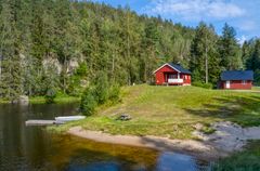 Urdvassbukta ved Henneseidvannet i Drangedal