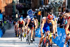 Kristian Blummenfelt som alltid sterk på syklingen. Foto: Eirik Berg Mero, Norges Triatlonforbund