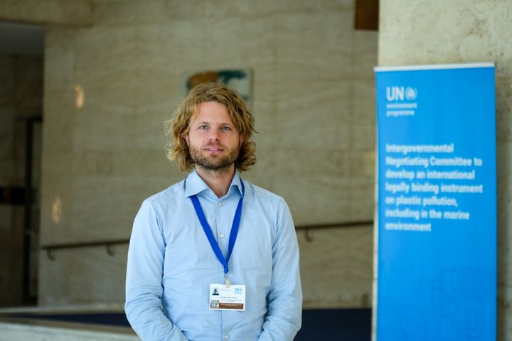 Avdelingsleder i WWF Verdens naturfond, Eirik Lindebjerg, er på plass i Genève. Foto: Emilie Hervik.