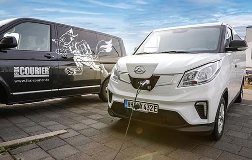Elektromobilität in der Praxis: MAXUS Transporter bei fox-COURIER GmbH Leipzig im Feldtest