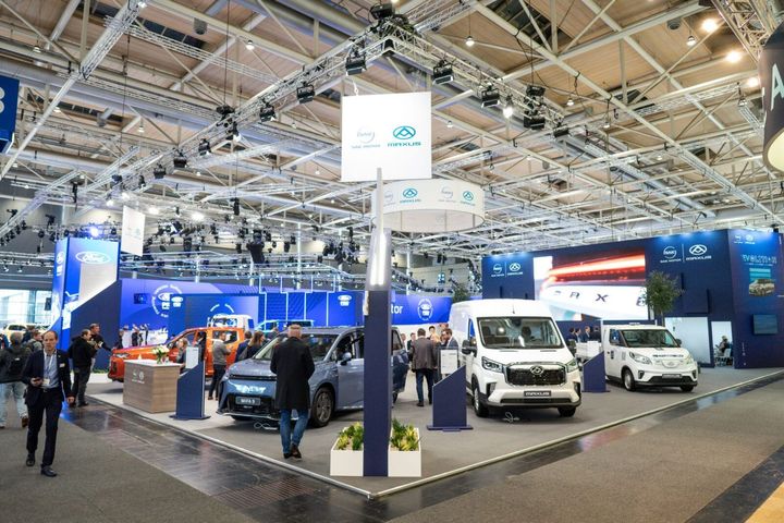 Bilde fra Maxus sin stand på IAA Transportation 2022.