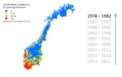 Delar av Noregs landområde får meir svovel- og nitrogensamband enn naturen toler, og effekten dette gir er forsuring i ferskvatn.