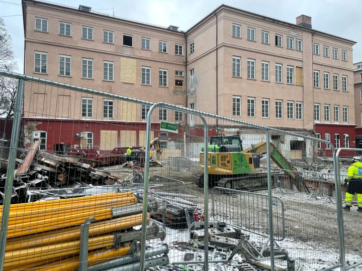 Bilde av en anleggsplass.