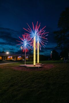 Alia Farid, Palm Orchard, 2022. Installasjonsfoto: Julie Hrnčířová (Studio Abrakadabra) / Henie Onstad Kunstsenter⁠ ⁠