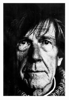 Tom Sandberg, Portrett av John Cage, 1983. Henie Onstad-samlingen