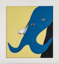 Jean Arp, Homme-Moustache, 1925. Deponert på Henie Onstad Kunstsenter fra Sparebankstiftelsen DNB