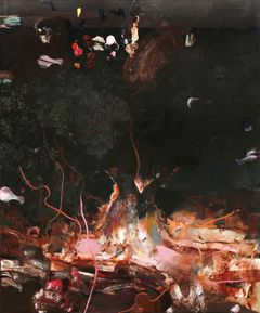 Adrian Ghenie, Burning Bush, 2014. Christen Sveaas' Kunststiftelse