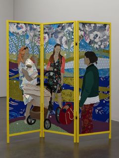 Małgorzata Mirga-Tas, Between Us, 2025. Courtesy of the artist and Foksal Gallery Foundation, Warsaw. Foto © Marc Latzel