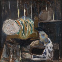 Kai Fjell, Lørdagsfrieren, 1935. Privat eie. Foto: Øystein Thorvaldsen / Henie Onstad Kunstsenter. © Kai Fjell, BONO, Oslo 2026