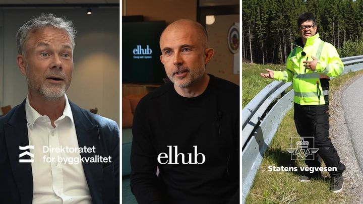 Direktoratet for byggkvalitet, Elhub As og Statens vegvesen