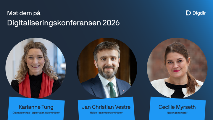 Karianne Tung, Jan Christian Vestre, Cecilie Myrseth
