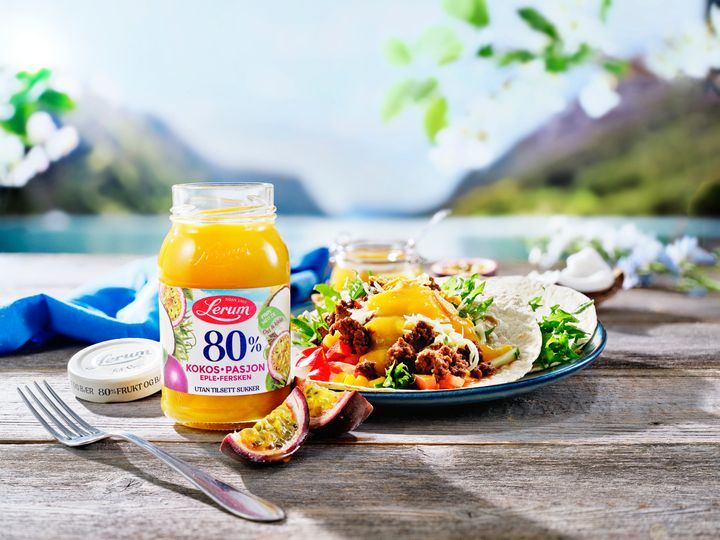 – Enkelte perioder har denne nokså smale smaksvarianten solgt bedre enn bestselgeren jordbær. Smaken ble utviklet for å passe til helt andre brukssituasjoner som frokostbowls, til ost og til og med som tilbehør til taco.