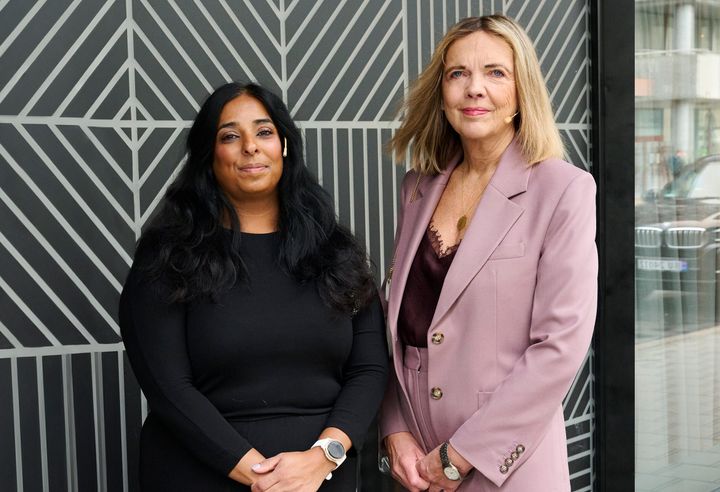 Kultur- og likestillingsminister Lubna Jaffery og riksarkivar Inga Bolstad