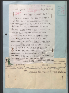 I noen av brevene uttrykkes det støtte til Quisling, eller andre nordmenn angis.