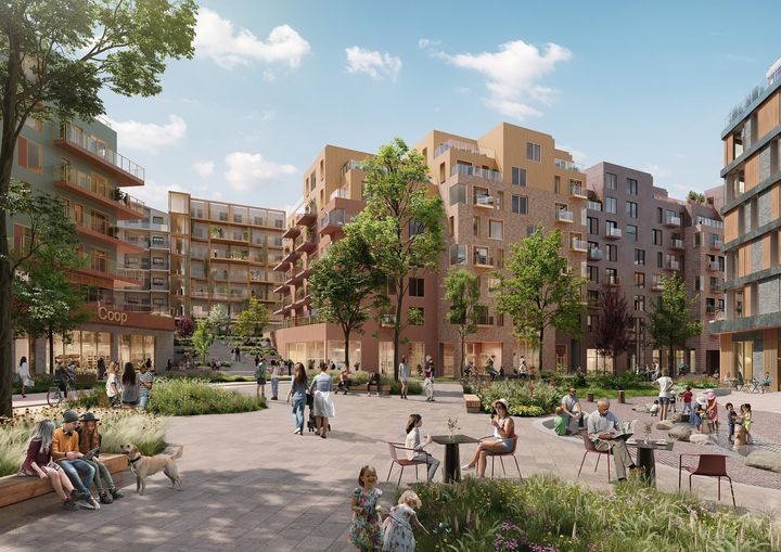 Slik er planene for det nye Møllestrøket i Vestby.