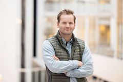 Haakon Hidem Sætre, prosjektleder i Peab Eiendomsutvikling.