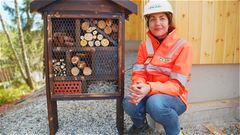 Hilde Rønning, ansvarlig for ytre miljø og bærekraft i Peab Bygg Østfold.