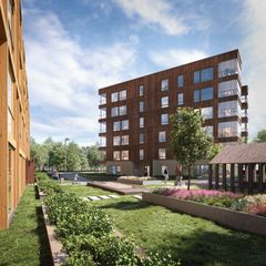 Første byggetrinn vil bestå av 78 leiligheter fordelt på to bygg.