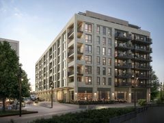 Bytorget skal romme 116 leiligheter i ulike størrelser.