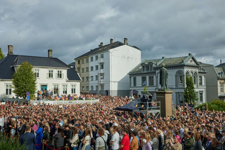 Fra velkomstseremonien ved UiB i 2023.