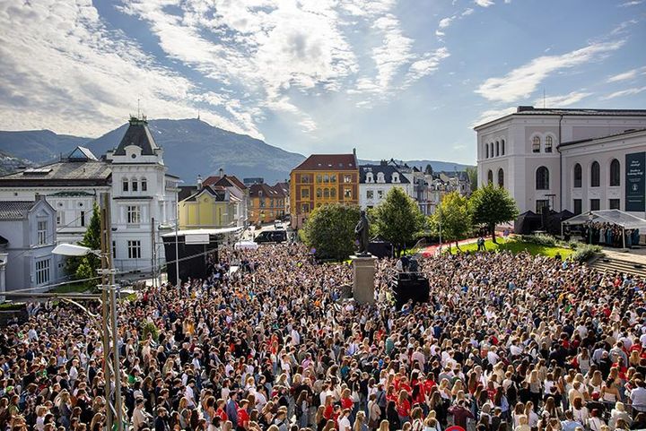 Studiestart på UiB 2024.