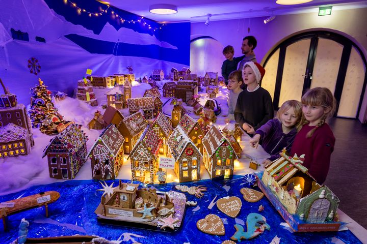Den akademiske pepperkakebyen holder til på Universitetsmuseet i Bergen