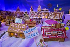 Den akademiske pepperkakebyen på Universitetsmuseet i Bergen.